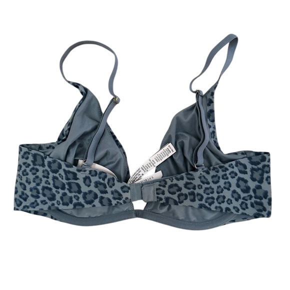 Victoria's Secret Gray Leopard Bralette Size 34C - Picture 3 of 4